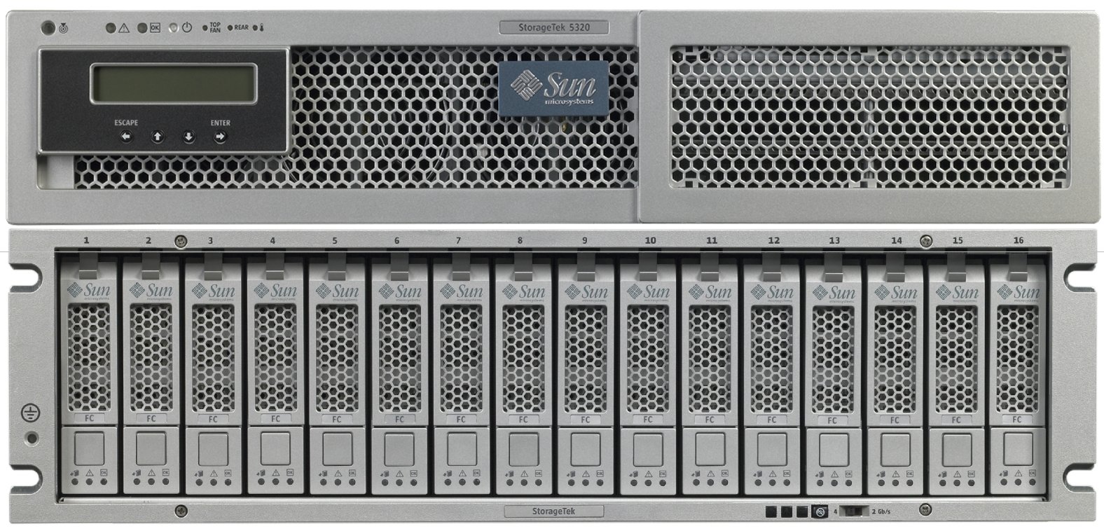 Sun StorageTek 5320 NAS, RoHS:YL Front Zoom