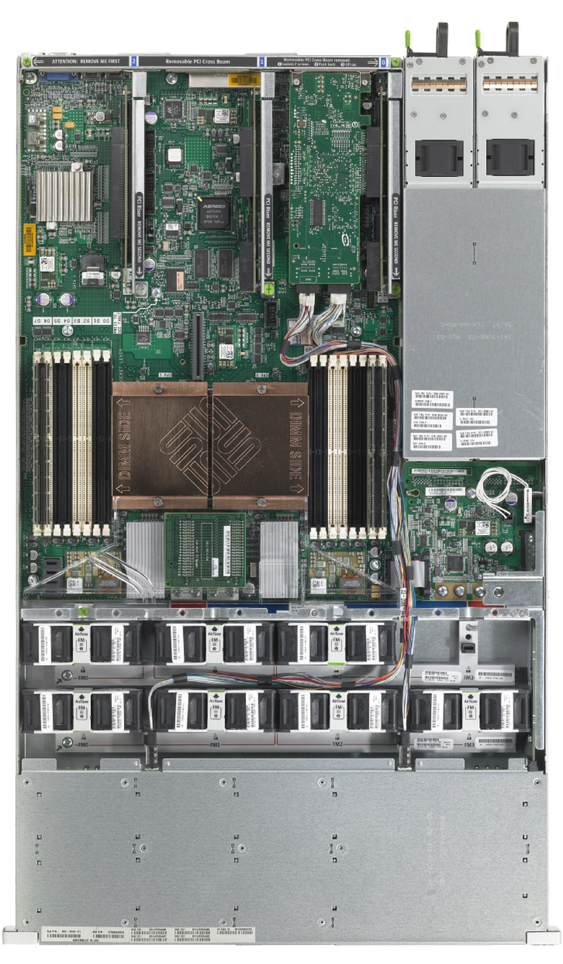 Sun Storage 7310 SAS2.0 Top Zoom