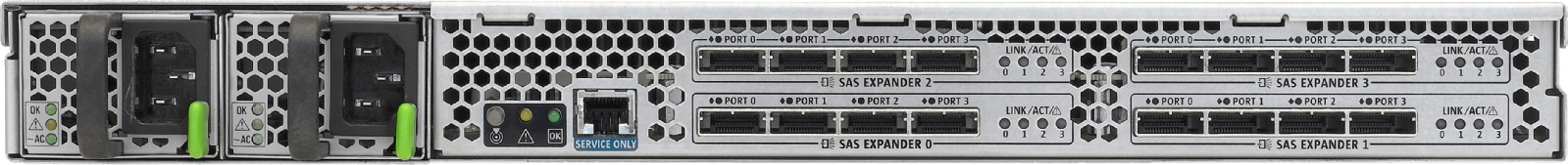 Sun Storage F5100 Rear Zoom