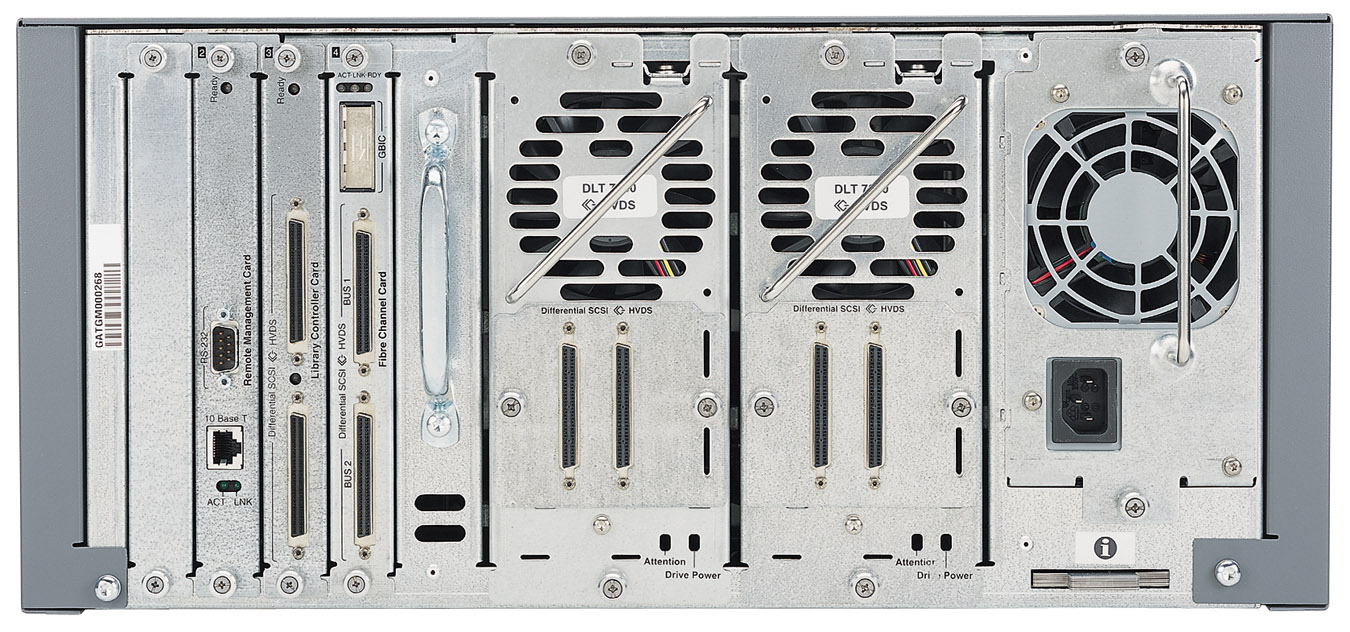 Sun StorEdge L20/L40/L60 Rear Zoom