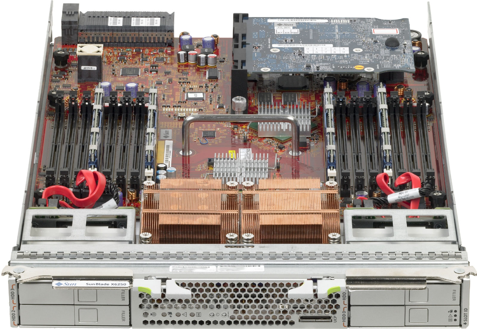 Sun Blade X6250 Server Module, RoHS:YL Front Open Zoom