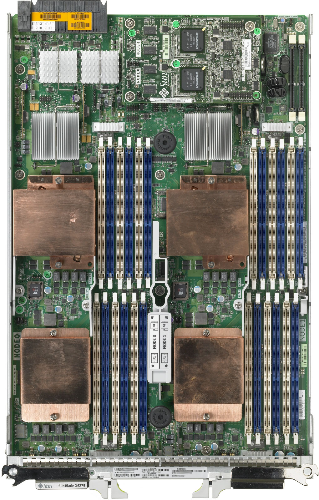 Sun Blade X6275 Server Module Top Zoom