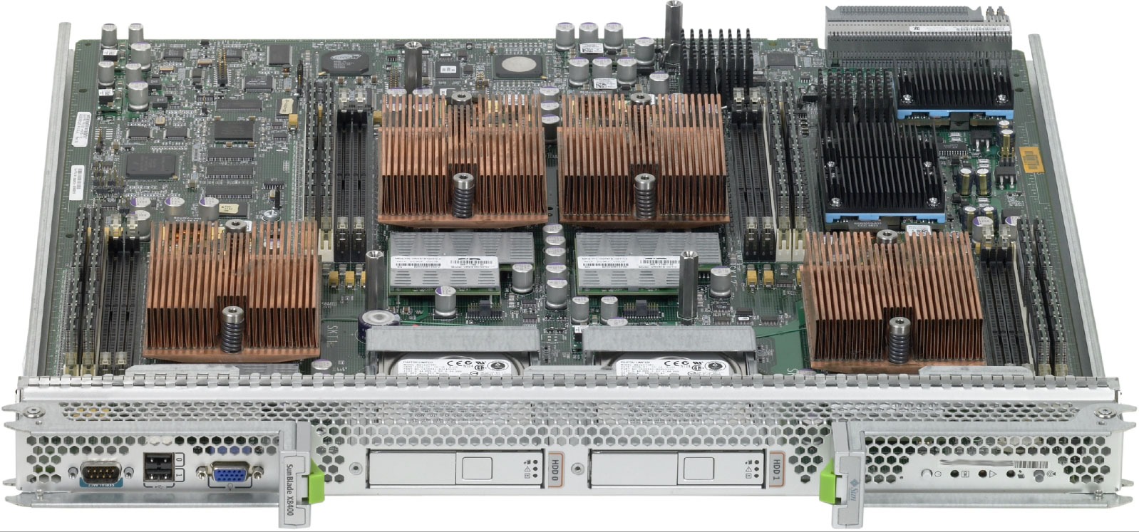 Sun Blade X8400 Server Module, RoHS:YL Front Open Zoom