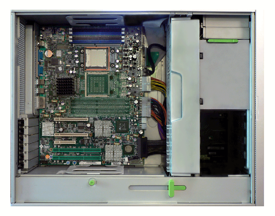 Sun Ultra 25 Workstation, RoHS:Y Left Open Zoom