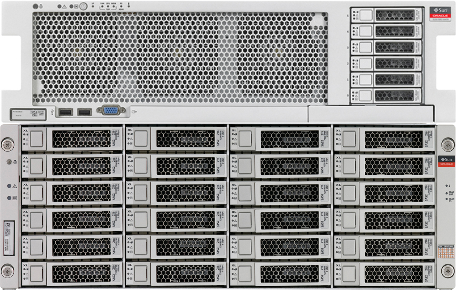 Sun ZFS Backup Appliance Front Zoom