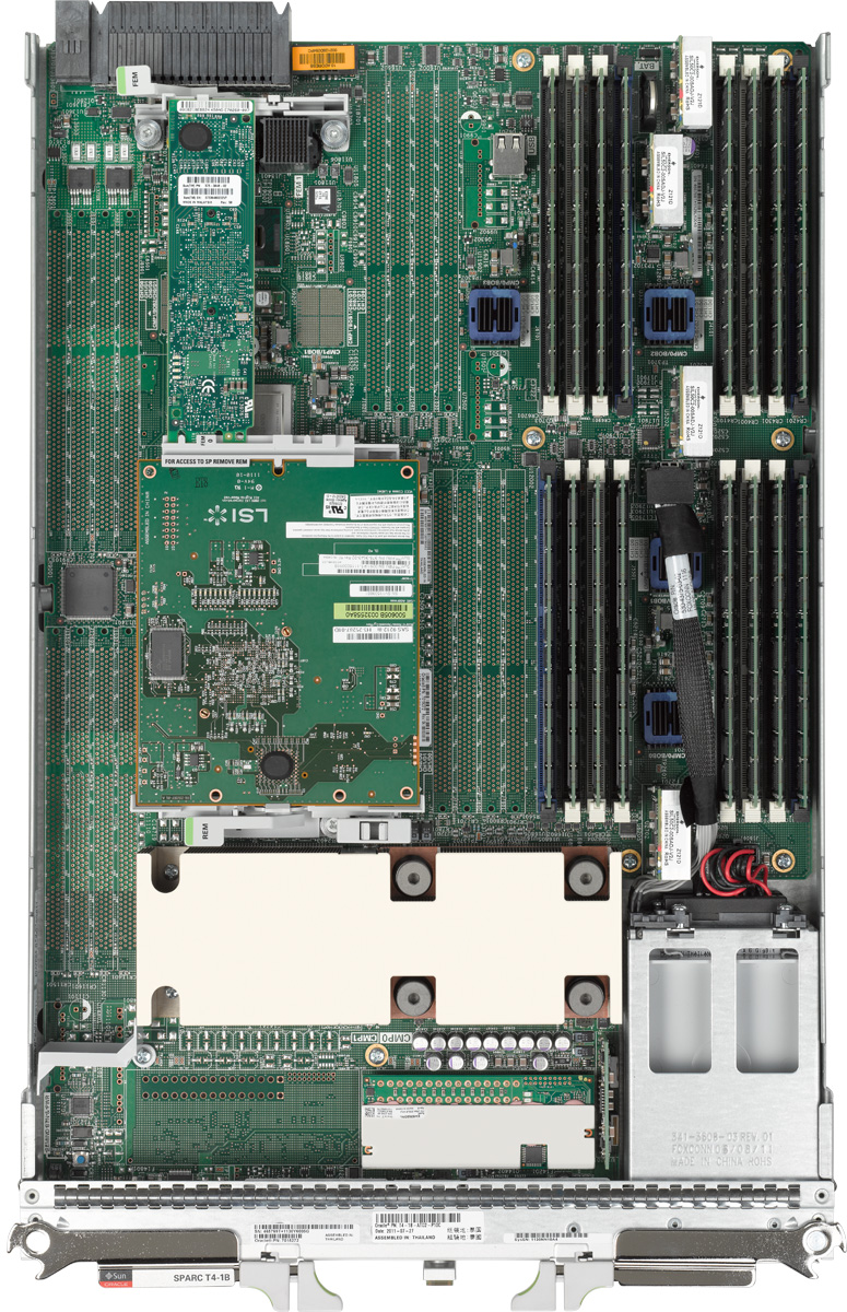 Netra SPARC T4-1B Top Zoom